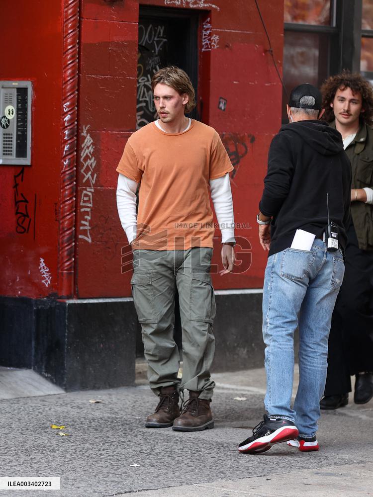 Austin Butler On Set - NYC
