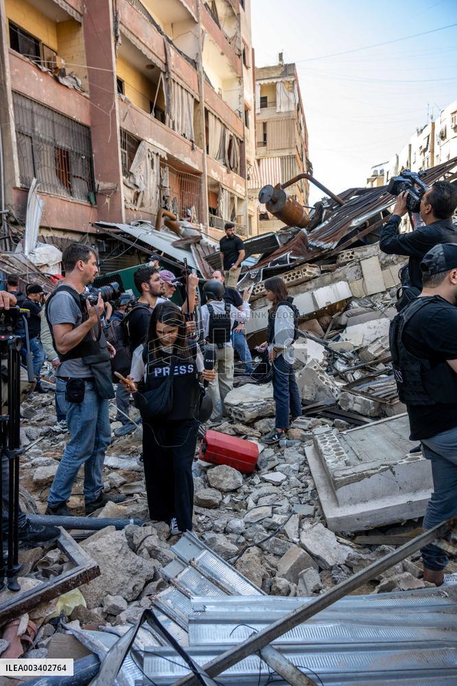 Hezbollah Press Tour - Beirut