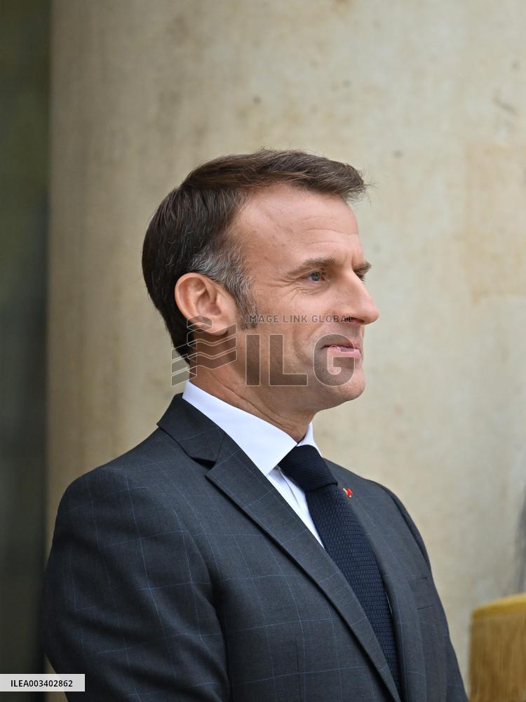 French President Meets Georgian President - Paris