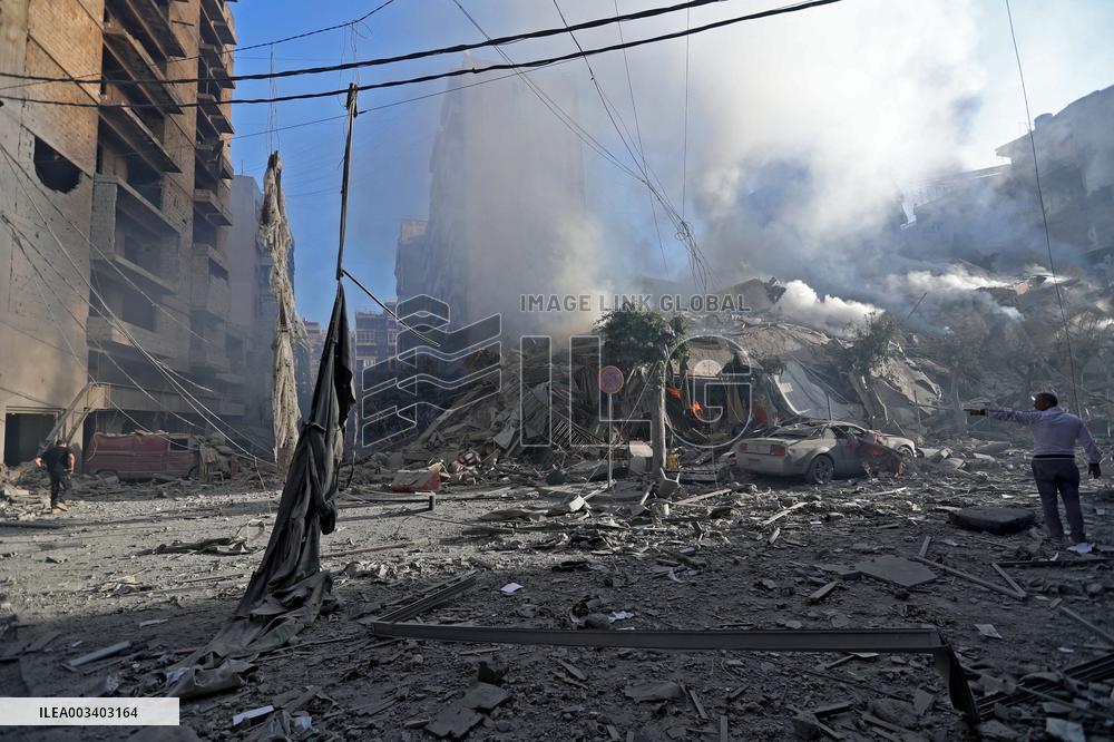 Nine Killed In Israeli Air Strike On Central Beirut