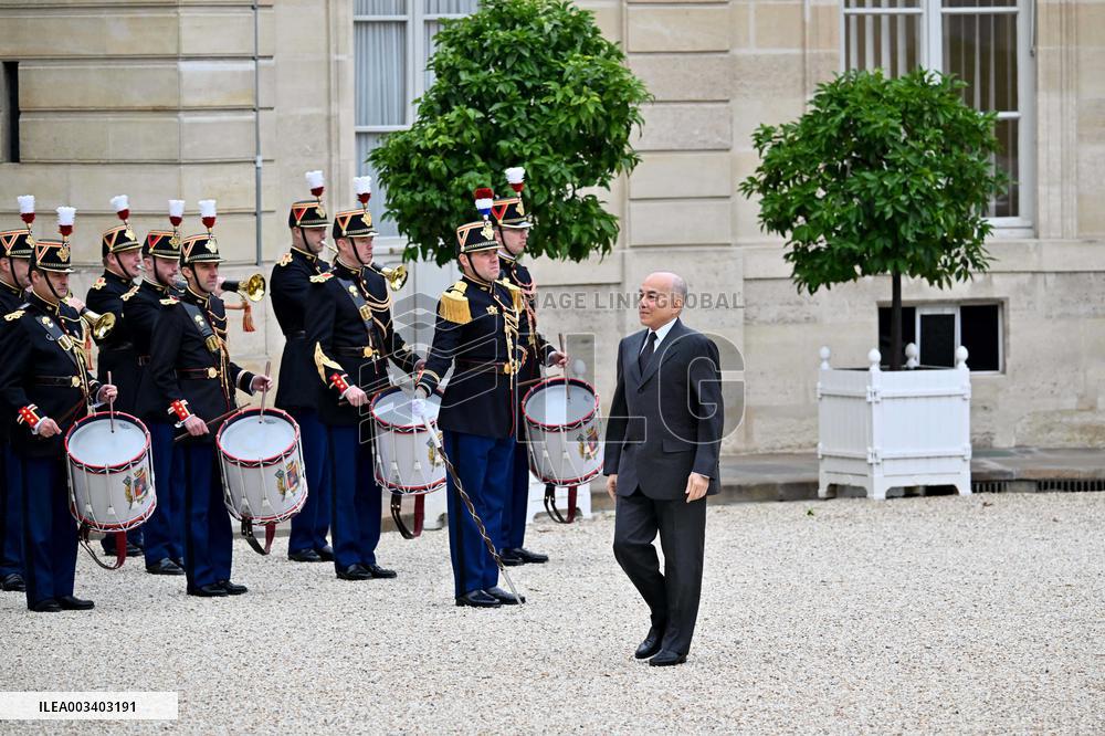 President Macron Welcomes King Of Cambodia - Paris