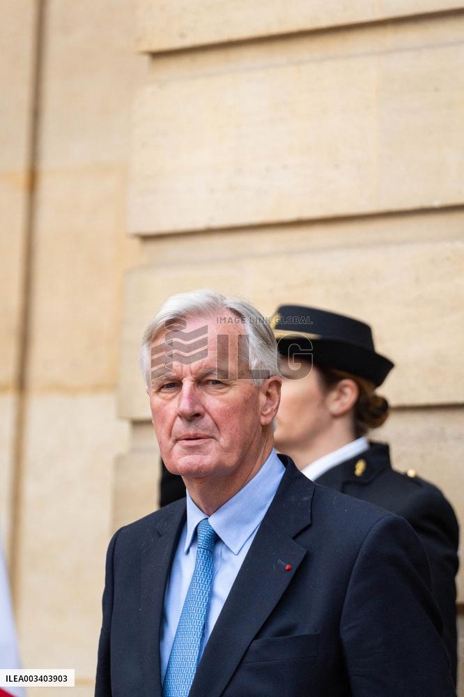 PM Barnier Receives Armenia Counterpart - Paris