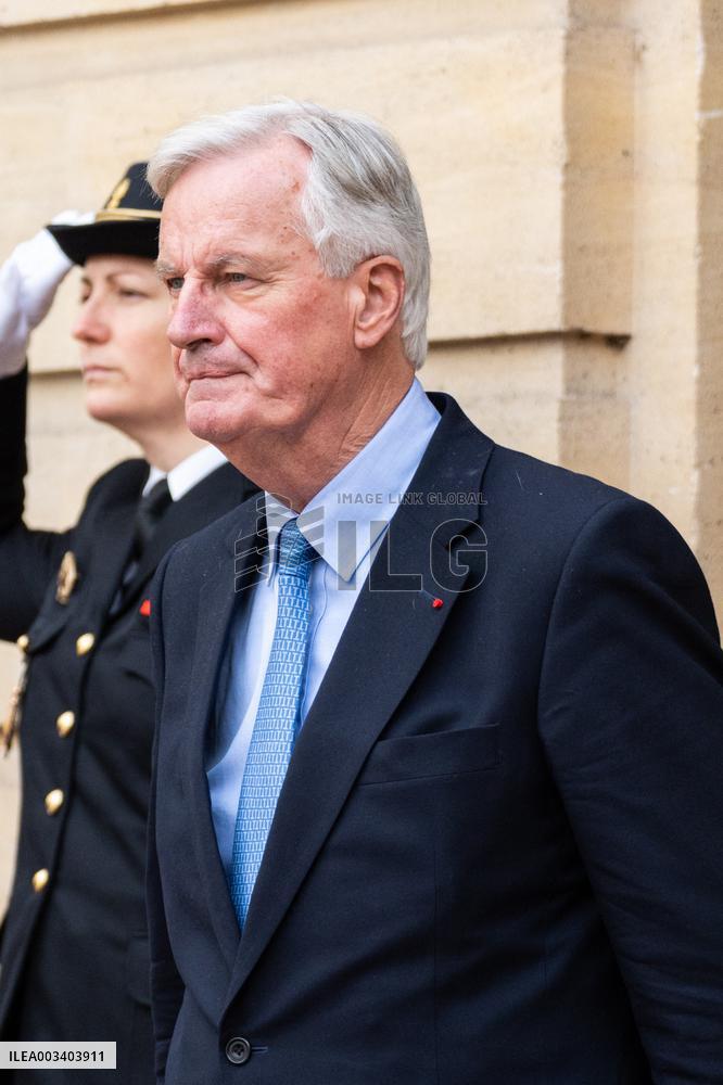PM Barnier Receives Armenia Counterpart - Paris