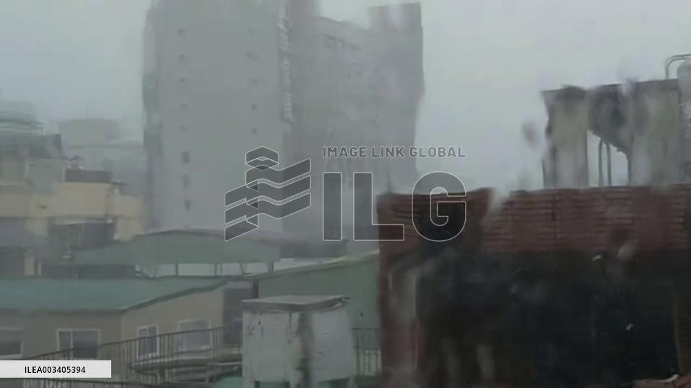 Taiwan: Typhoon Krathon Slams Into Southwestern Coast 10