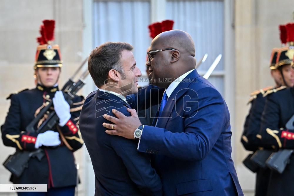 Congolese President Tshisekedi At The Elysee - Paris