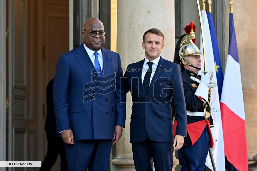Congolese President Tshisekedi At The Elysee - Paris