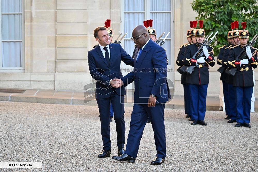Congolese President Tshisekedi At The Elysee - Paris