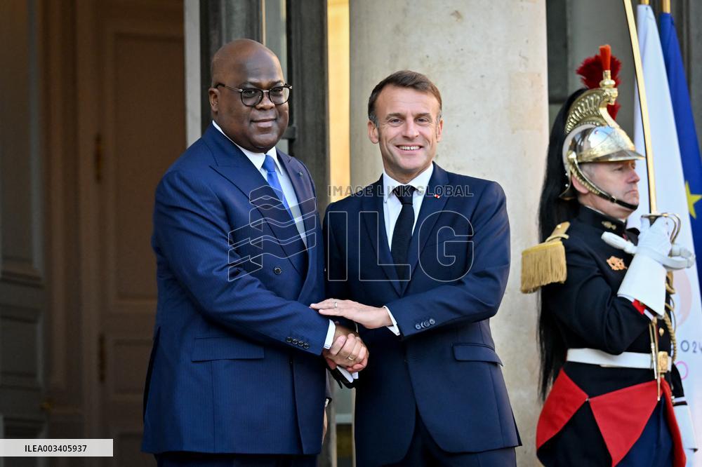 Congolese President Tshisekedi At The Elysee - Paris