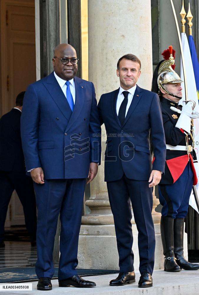 Congolese President Tshisekedi At The Elysee - Paris