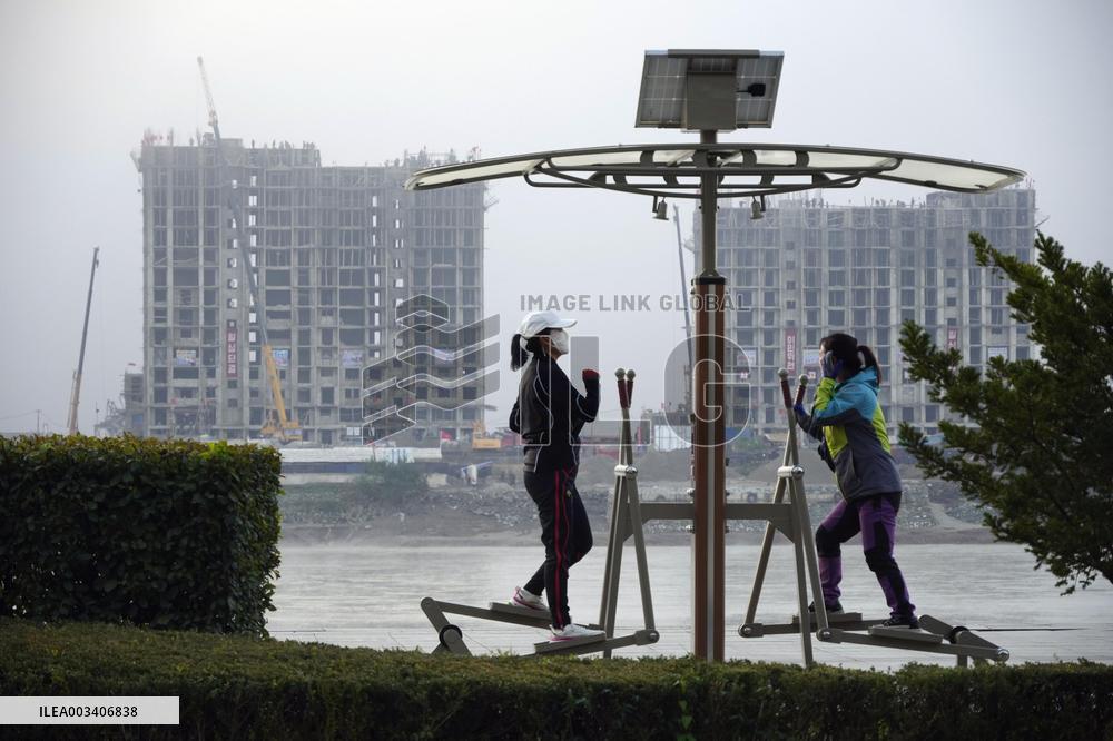 Reconstruction in flood-hit North Korean city