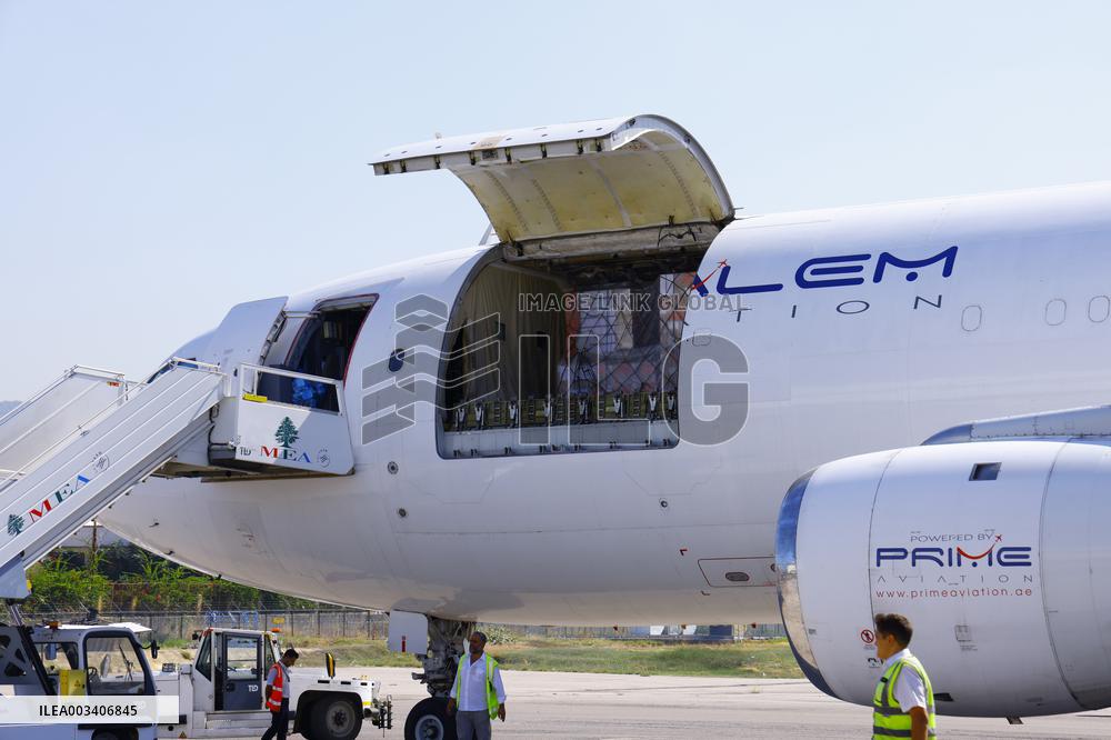 WHO Aid Arrives In Beirut