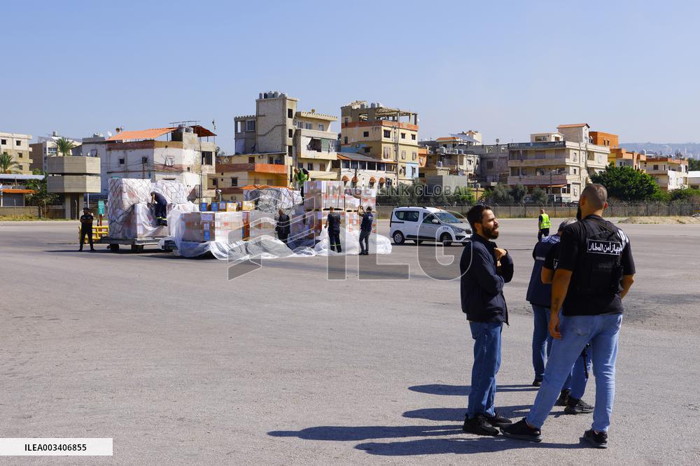 WHO Aid Arrives In Beirut