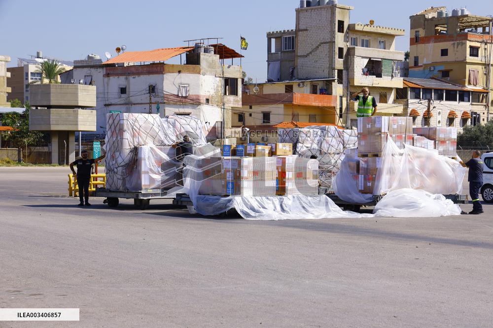 WHO Aid Arrives In Beirut