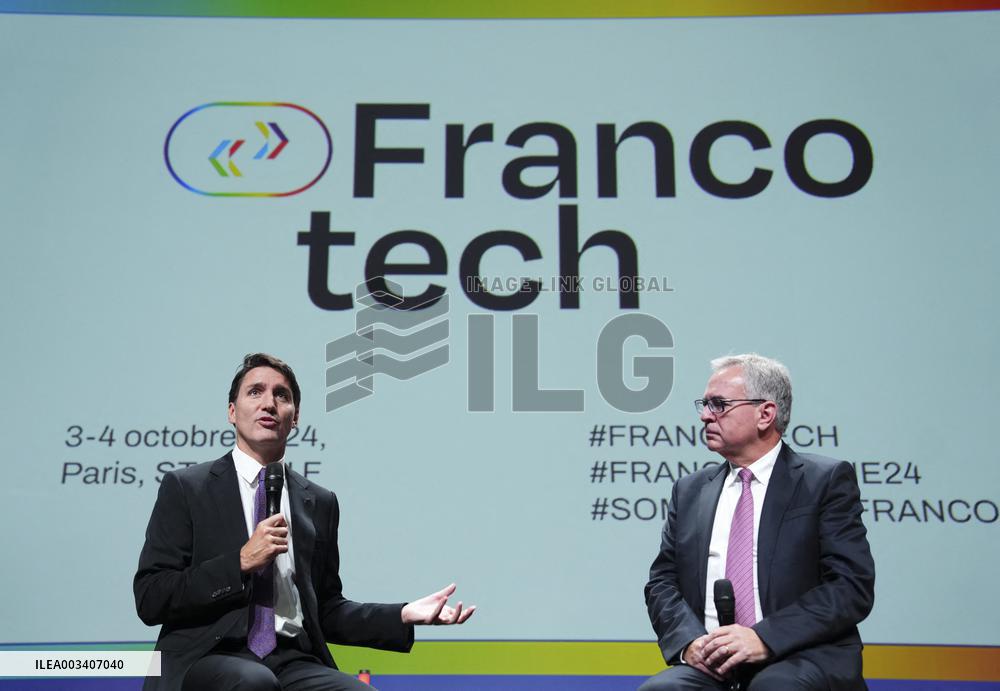 Justin Trudeau At FrancoTech During Francophonie Summit