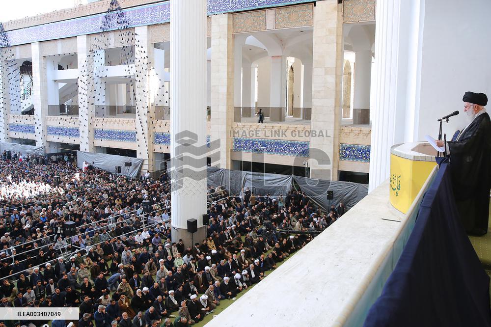 Khamenei Leads Friday Prayers - Tehran