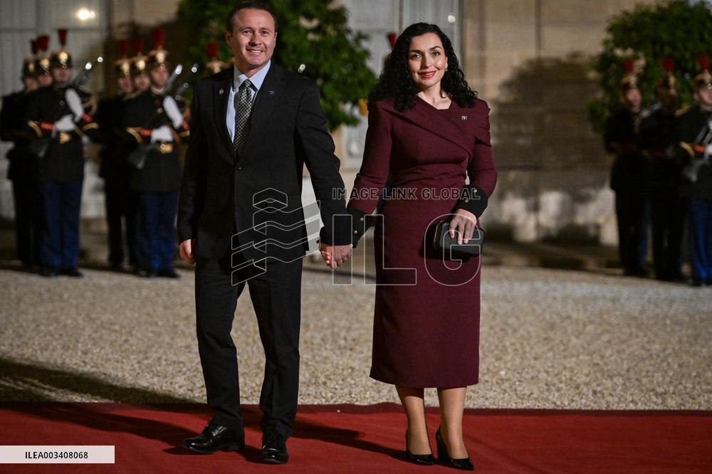 Dinner for the XIX Francophonie Summit at the Elysee FA