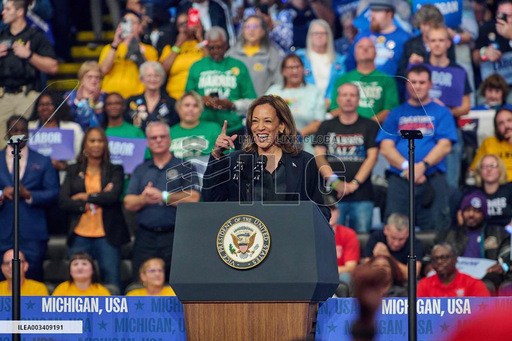 Kamala Harris Campaign Rally - Michigan