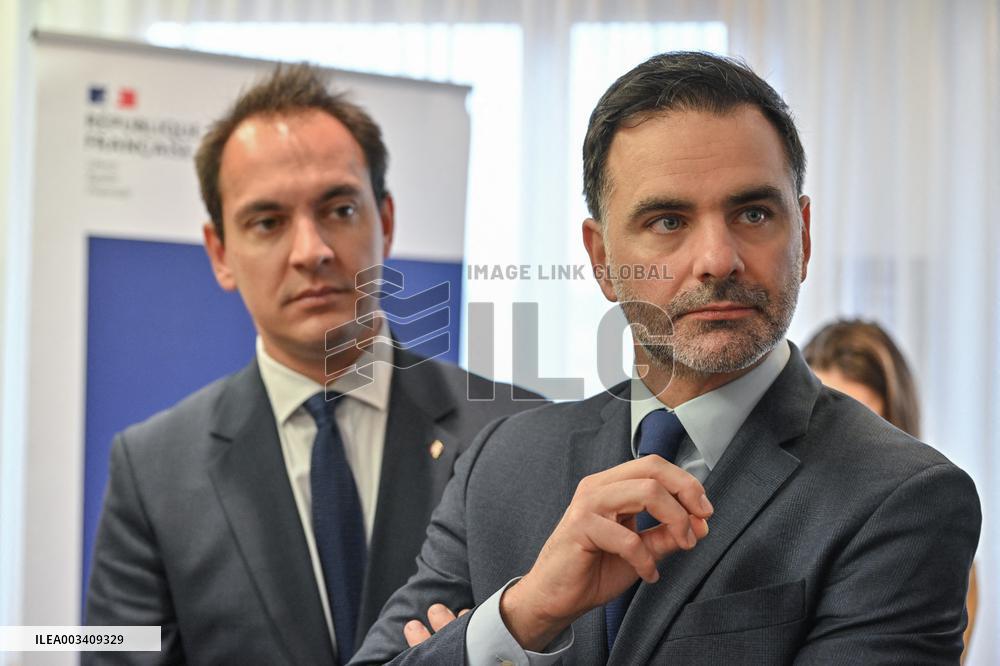 Laurent Saint Martin Visits GRITT - France