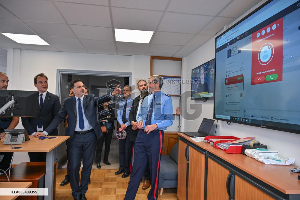 Laurent Saint Martin Visits GRITT - France