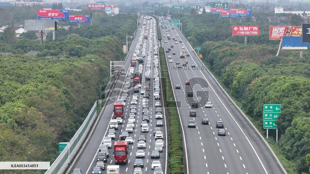 Returning Traffic Peak in Changzhou