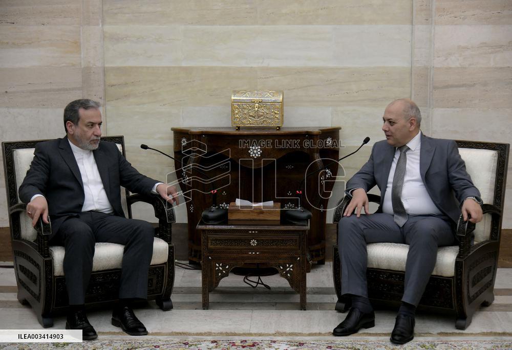 Iranian Foreign Minister Visit To Syria - Damascus