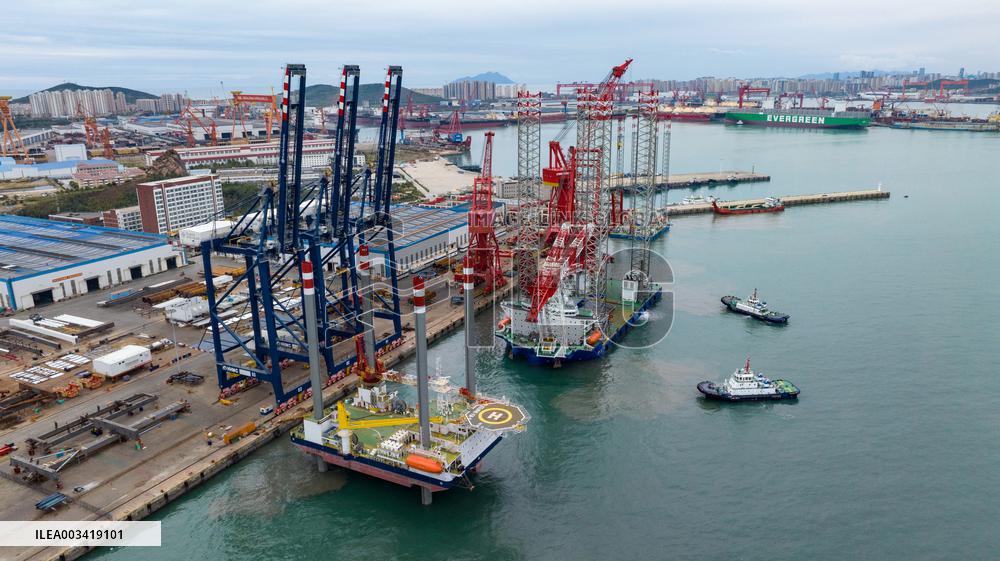 Fourth Generation Offshore Wind Power Construction Platform Delivery