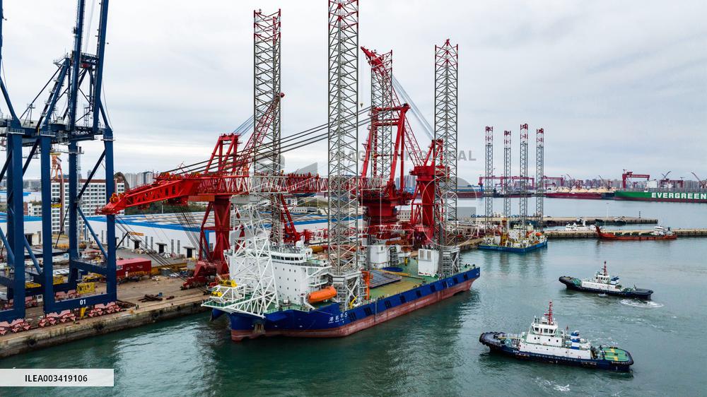 Fourth Generation Offshore Wind Power Construction Platform Delivery