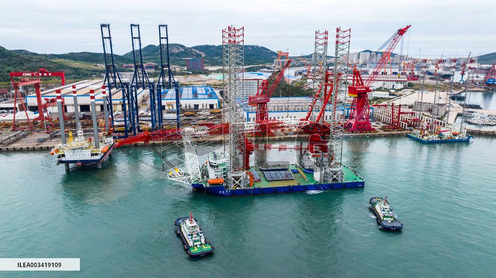 Fourth Generation Offshore Wind Power Construction Platform Delivery