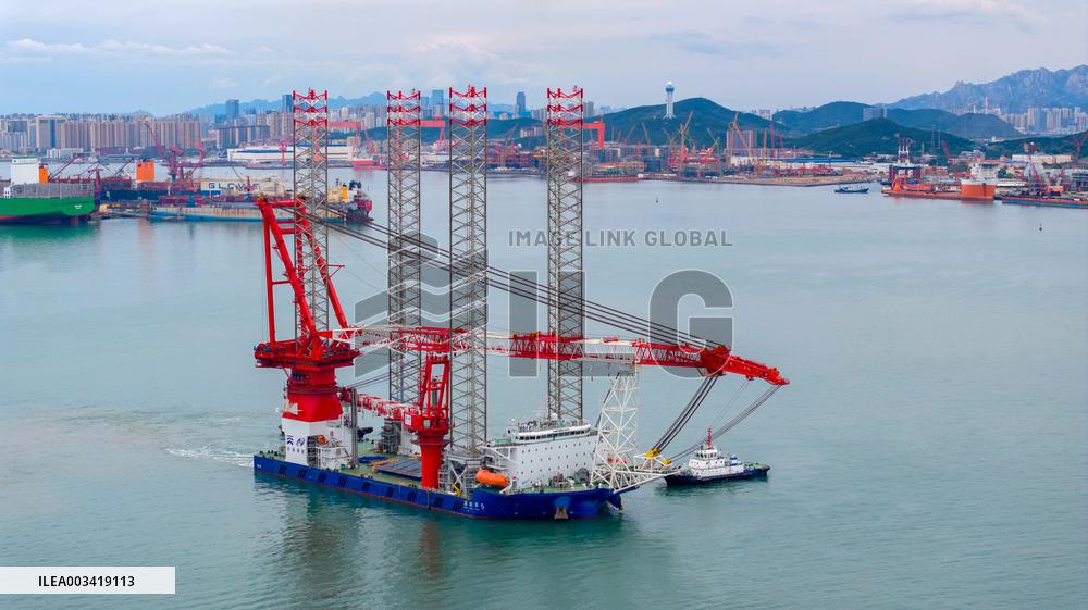 Fourth Generation Offshore Wind Power Construction Platform Delivery