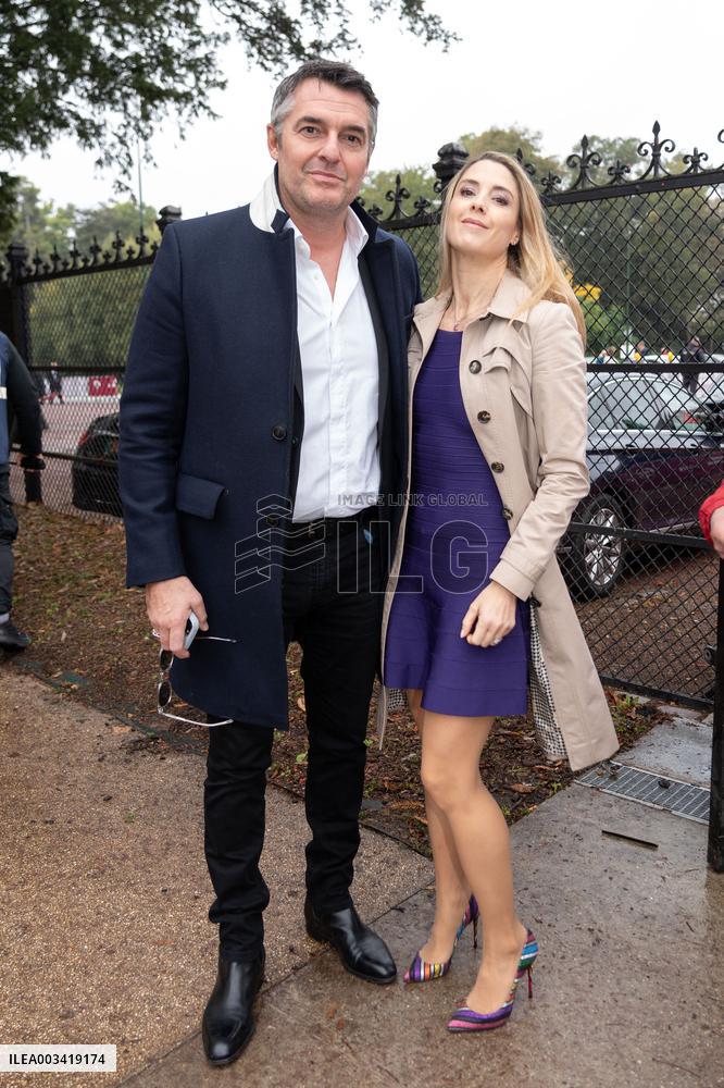 Celebs At Qatar Prix de l'Arc de Triomphe - Paris