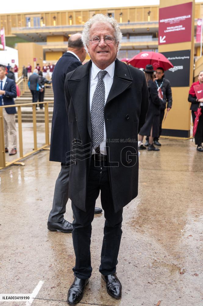 Celebs At Qatar Prix de l'Arc de Triomphe - Paris