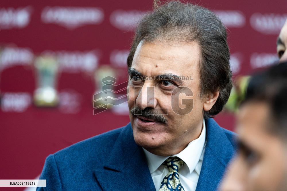 Celebs At Qatar Prix de l'Arc de Triomphe - Paris