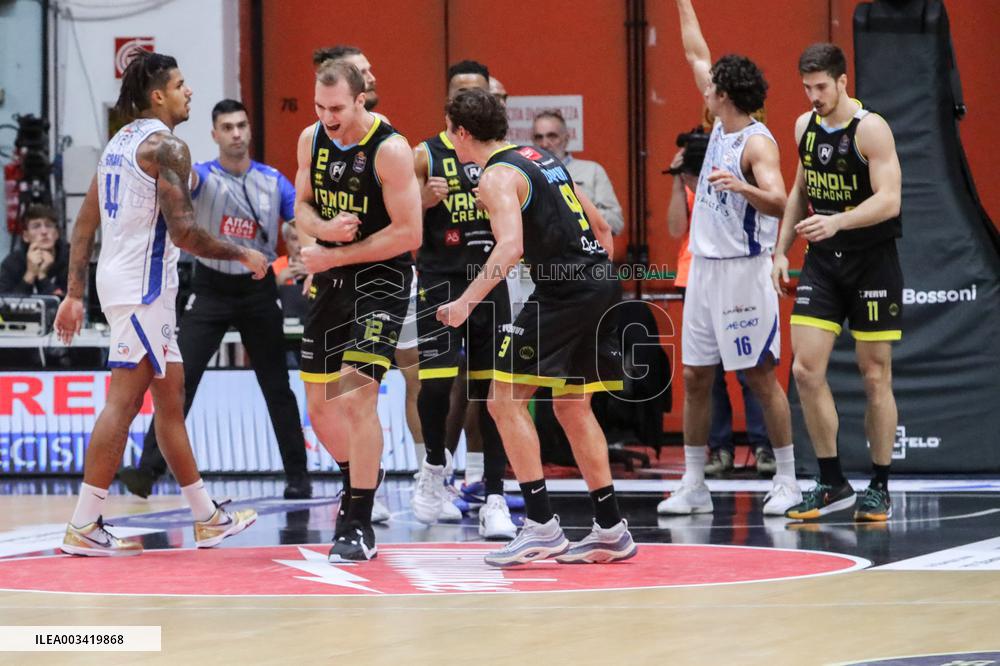 BASKET - Serie A - Vanoli Basket Cremona vs Unahotels Reggio Emilia