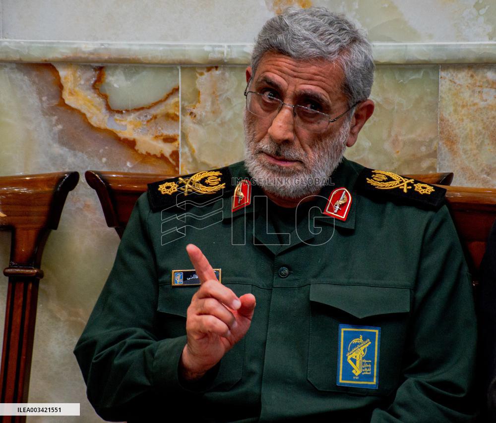 Iran's Quds Force Chief Esmail Qaani  Out Of Contact Since Beirut Strikes