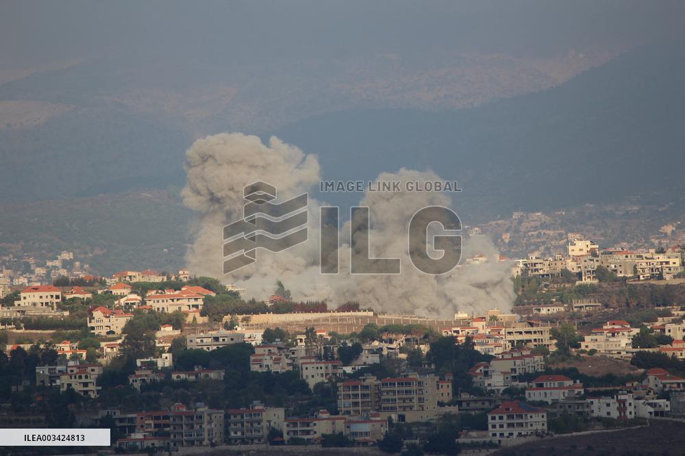Israeli Airstrikes In Nabatieh Governorate - Lebanon