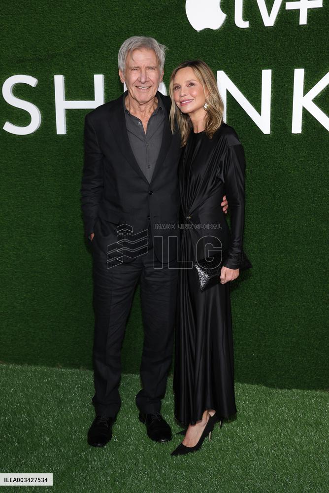 Harrison Ford And Calista Flockhart At Shrinking Season 2 Premiere - LA