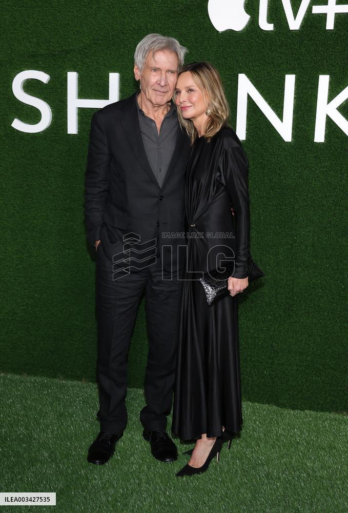 Harrison Ford And Calista Flockhart At Shrinking Season 2 Premiere - LA