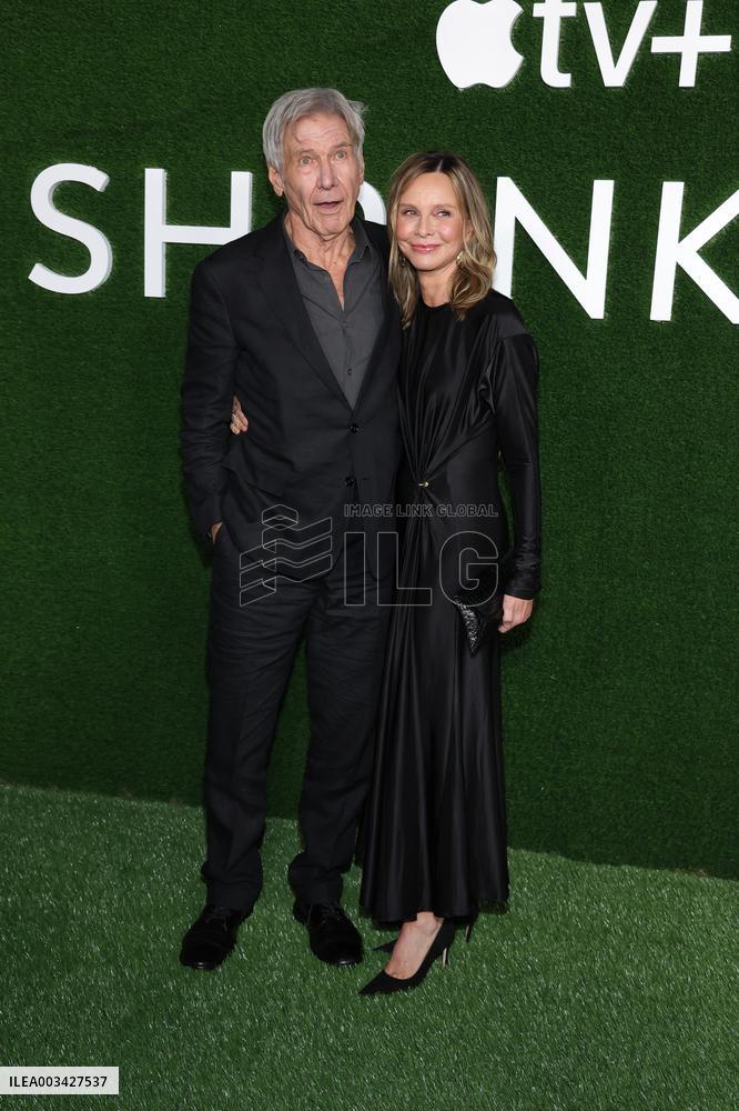 Harrison Ford And Calista Flockhart At Shrinking Season 2 Premiere - LA