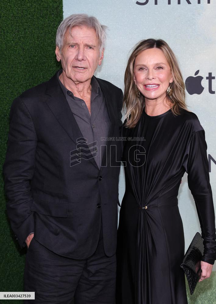 Harrison Ford And Calista Flockhart At Shrinking Season 2 Premiere - LA