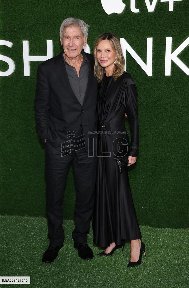 Harrison Ford And Calista Flockhart At Shrinking Season 2 Premiere - LA