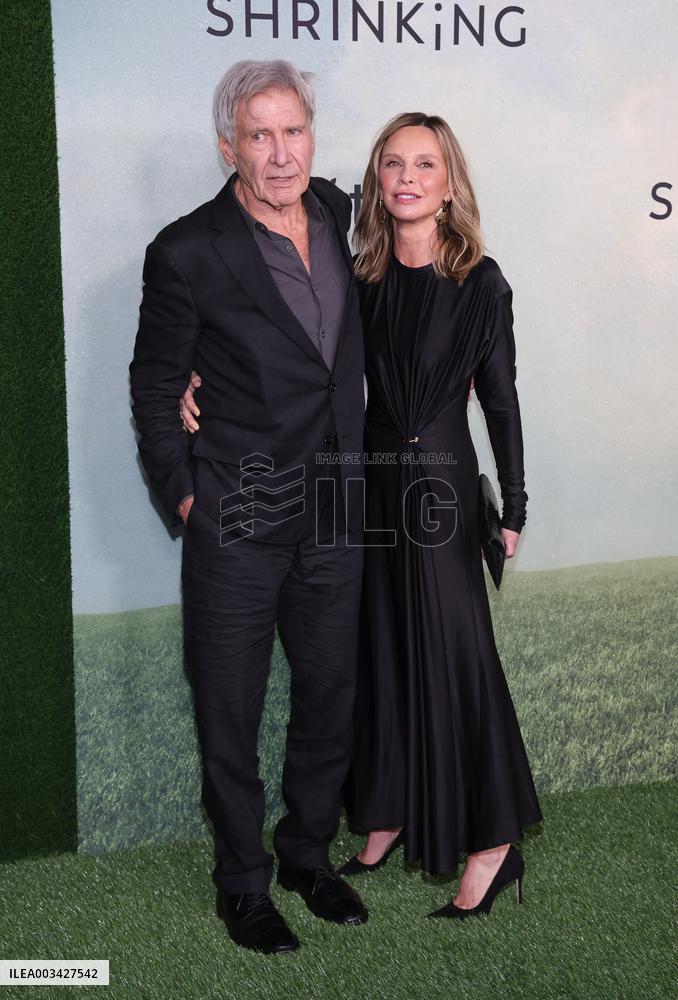 Harrison Ford And Calista Flockhart At Shrinking Season 2 Premiere - LA