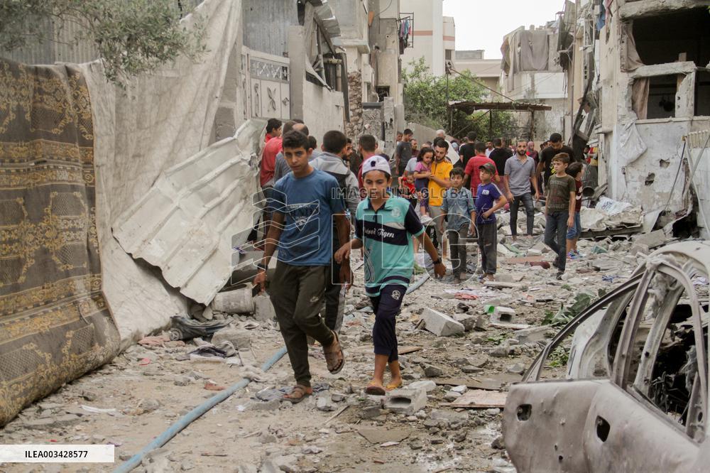 Israeli Airstrikes On Gaza