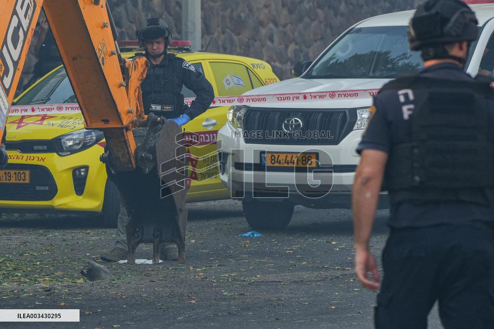 A Rocket Fired By Hezbollah Fighters From Lebanon Killed Two Israeli Civilians - Israel