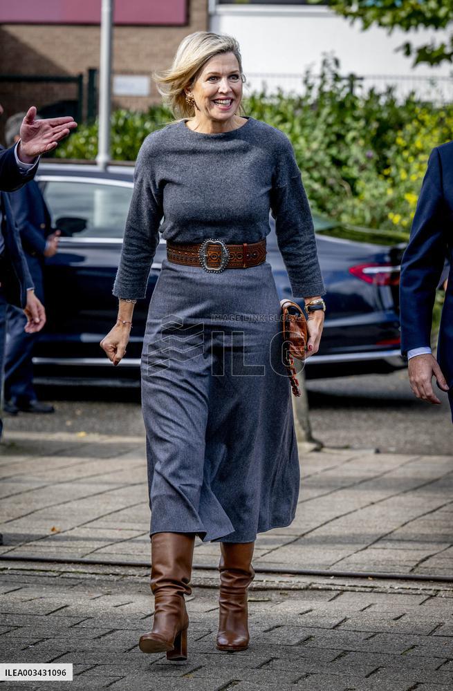 Queen Maxima At A Meeting - Arnhem