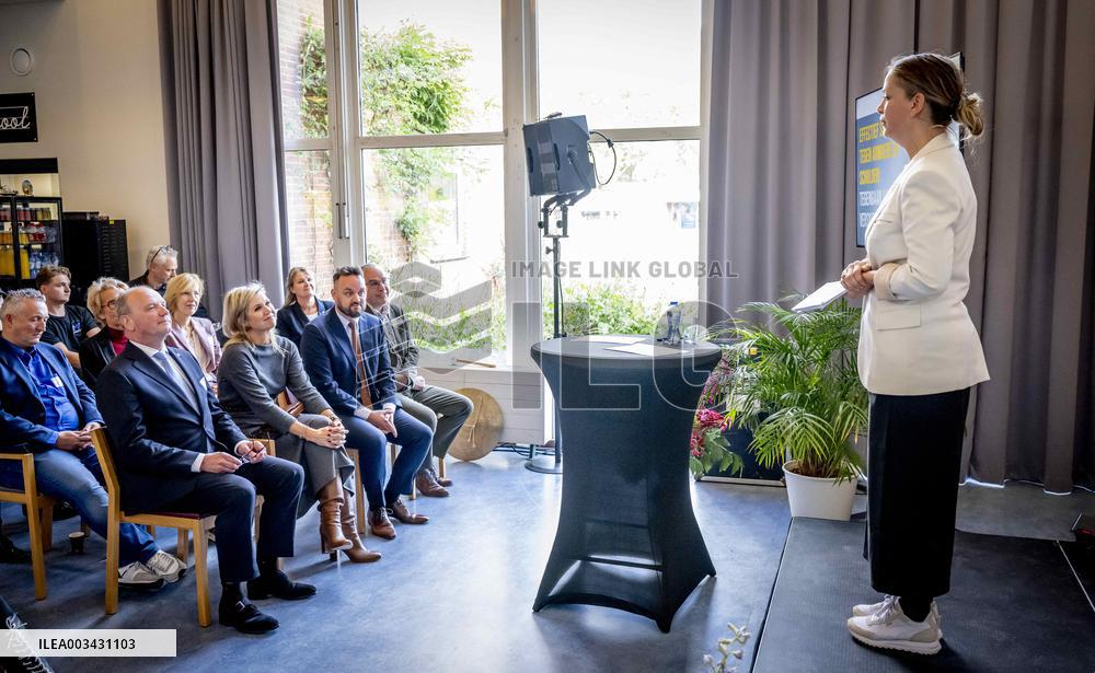 Queen Maxima At A Meeting - Arnhem