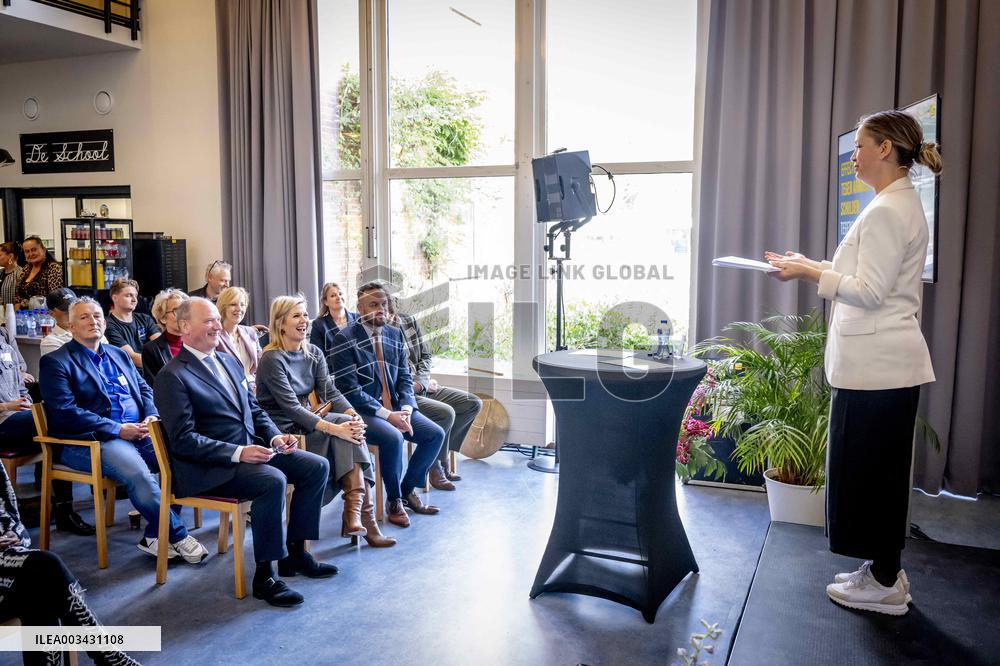 Queen Maxima At A Meeting - Arnhem