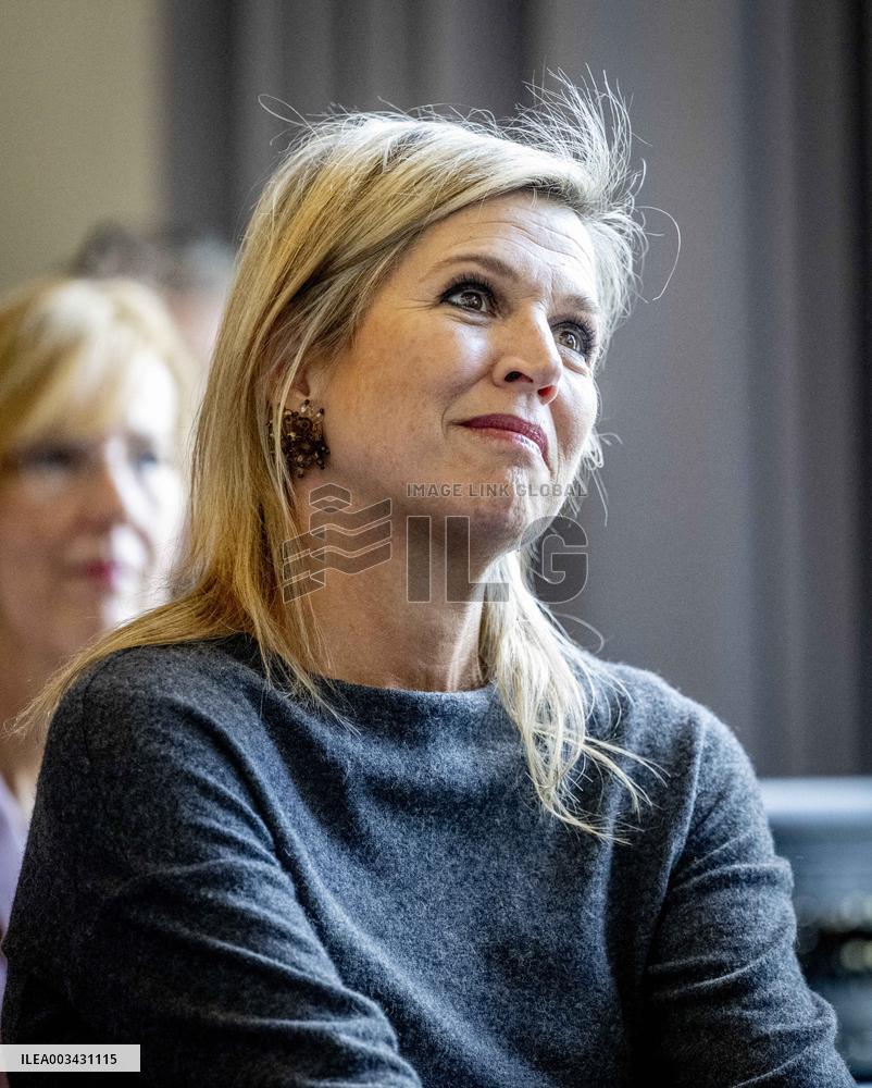 Queen Maxima At A Meeting - Arnhem