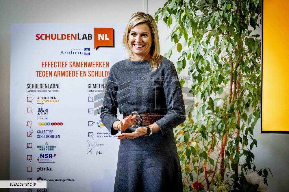 Queen Maxima At A Meeting - Arnhem