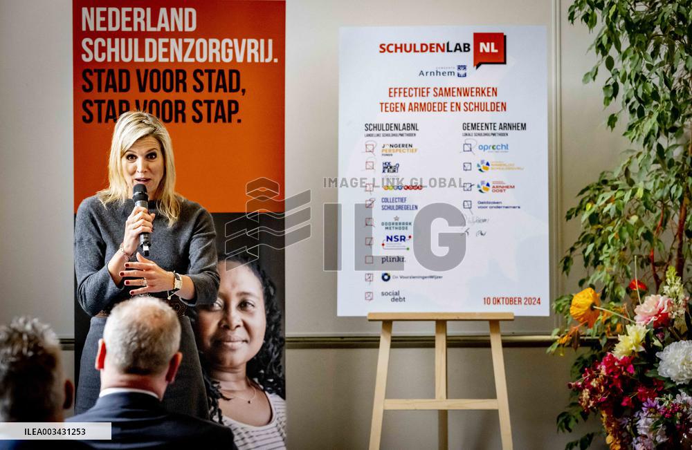 Queen Maxima At A Meeting - Arnhem