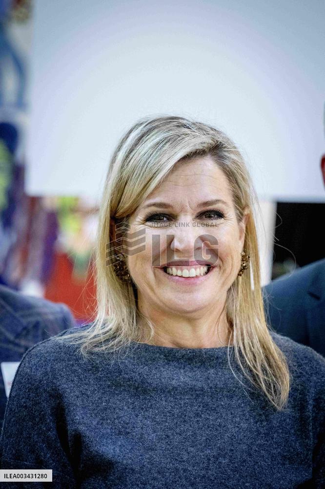 Queen Maxima At A Meeting - Arnhem